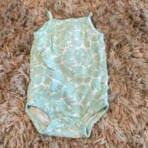 Girls teal onesie